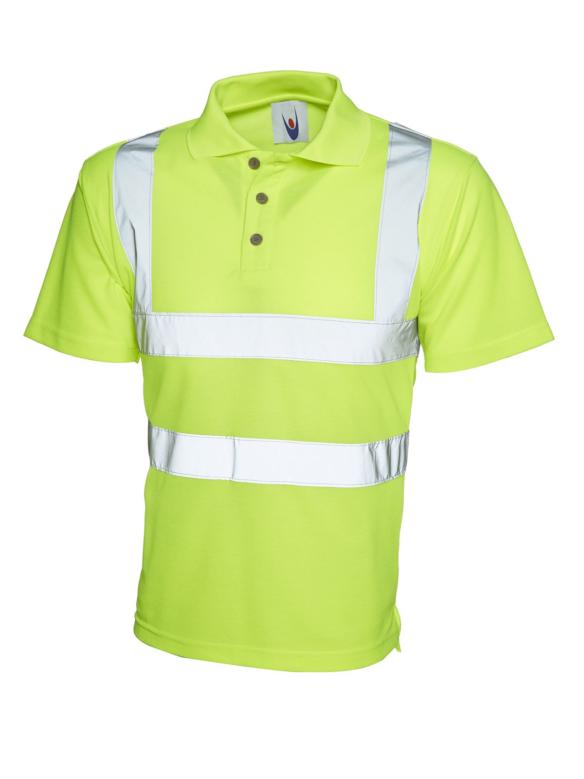 Uneek Clothing - Polo Homme/Femme Haute Visibilité à Col Jacquard, Jaune, Talle