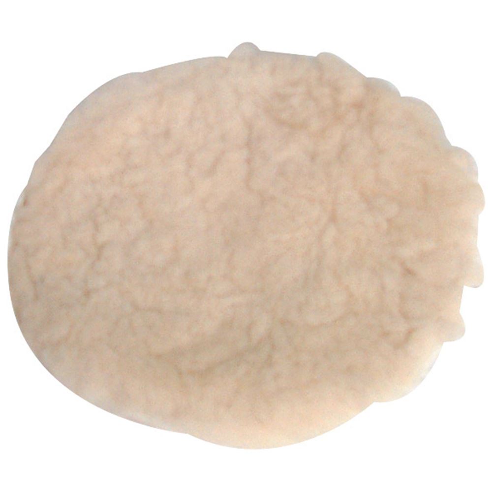 Silverline 180mm Lambswool Polishing Bonnet - Drawstring