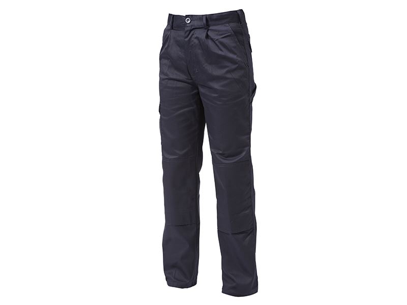 Apache Industrial Work Trousers - Navy, Waist 40in, Leg 33in