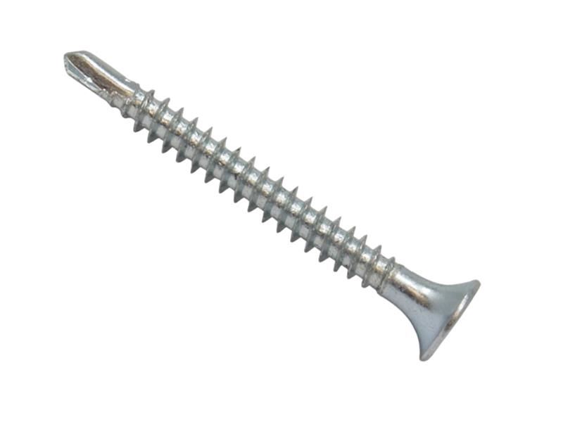ForgeFix フィリップス バグルヘッド 石膏ボード用ねじ 3.5x50mm 亜鉛メッキ (1000本入り)