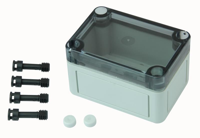 SPELSBERG IP66 Polystyrene Enclosure with Transparent Lid, 94x65x57mm