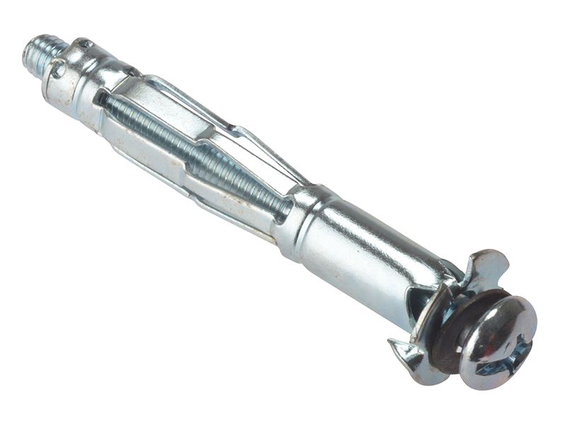 ForgeFix Cavity Wall Anchor ZP M6 x 65mm - Páirt de 10