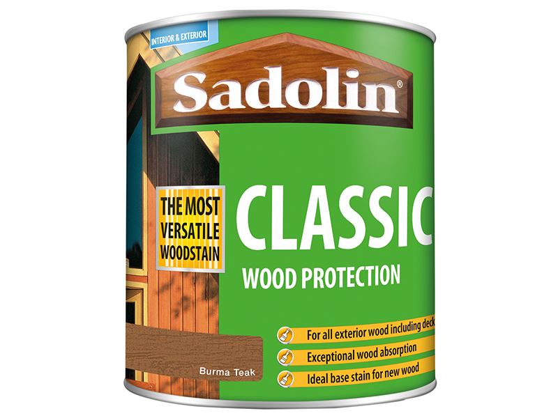 Sadolin Classic Wood Protection - Burma Teak, 1 Litre