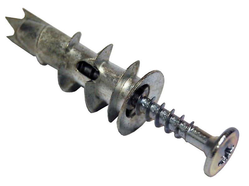 ForgeFix Zinc Cavity Wall Speed Plug 4.5 x 35mm (Box of 100)