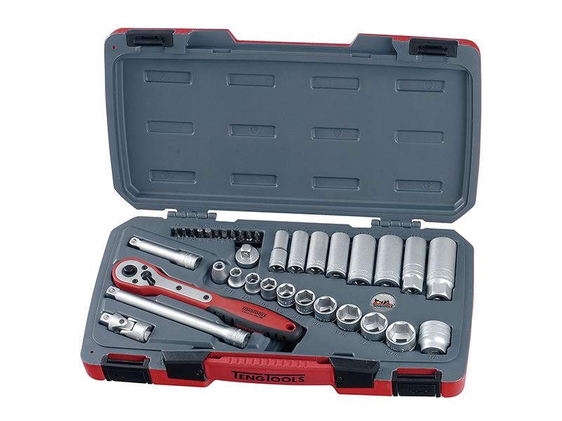 Teng T3835AF Jeu de douilles 35 pièces 3/8 pouce