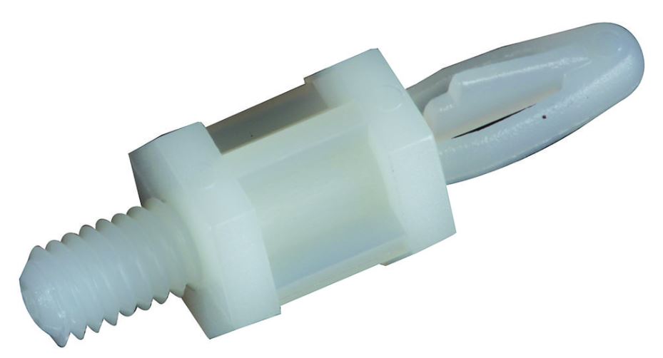 DURATOOL Supporto per PCB in Nylon 6.6 con Bloccaggio a Rastremazione, 9.5mm, 5