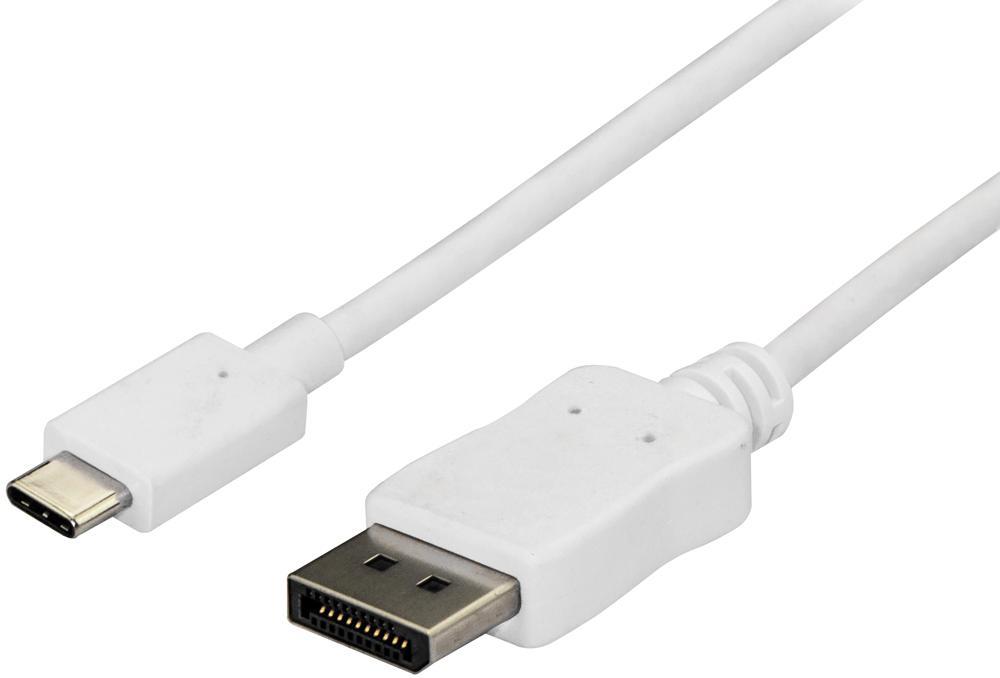 StarTech Cavo Adattatore USB-C a DisplayPort, 1.8m, Bianco