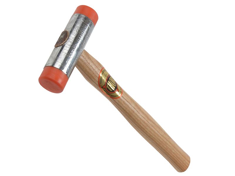 Martillo Thor 408 de Nylon con Mango de Madera, 250g, 25mm