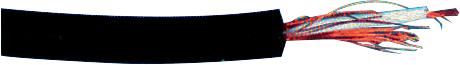 PRO POWER - Câble audio blindé monobrin extra souple, Noir, 4.5mm, 100m