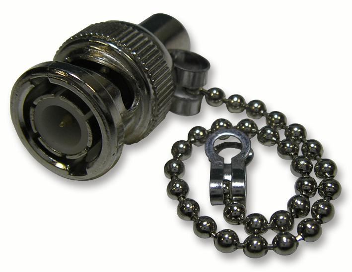 PRO SIGNAL BNC Terminator Plug with Chain, 75 Ohm