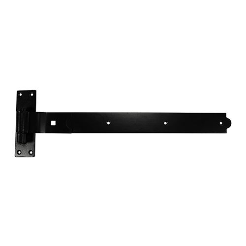 Timco Cranked Band & Hook On Plates, Black, 600mm (2-Pack)