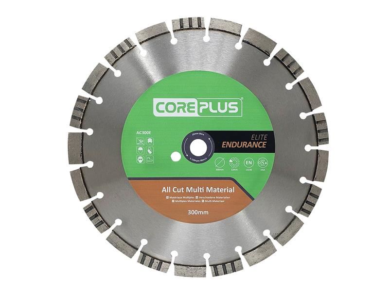 CorePlus AC300E Elite Λεπίδα Διαμαντιού 300mm για Πολλαπλά Υλικά
