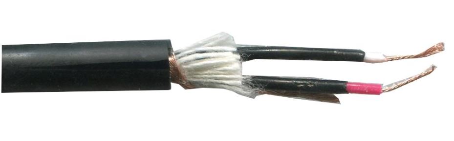PRO ELEC - Kabel Mikrofon Seimbang 2 Teras, 20/0.12mm, Hitam, 100m