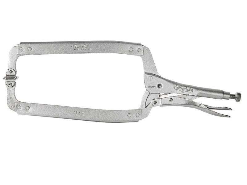 IRWIN Vise-Grip 18SP Locking C-Clamp, Swivel Pad, 450mm