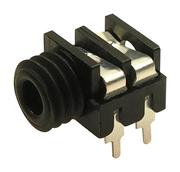 CLIFF 3.5mm Vergulde Mono Jack Socket, PCB Bevestiging, Geschakeld