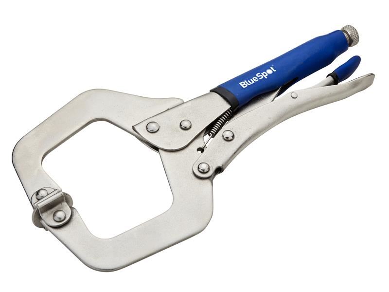 BlueSpot Locking C-Clamp με Περιστρεφόμενες Επενδύσεις, 280mm
