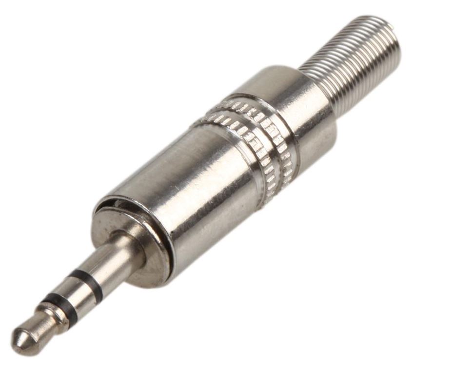 PRO SIGNAL 3.5mm Stereo Jack Plug, Metal Strain Relief, Pack of 2