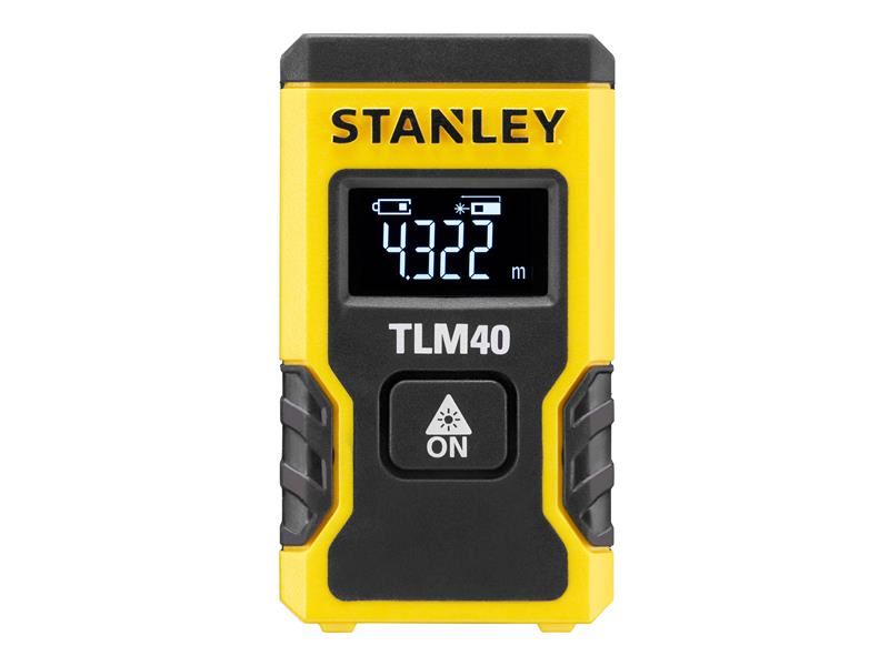 STANLEY TLM 40 Misuratore Laser Distanza, Portata 12m, IP54