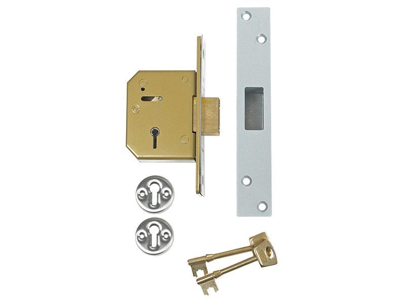 UNION 3G115 C Series 5 Lever Deadlock, Satin Brass, 67mm