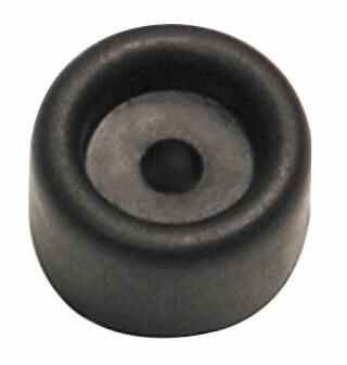 PENN ELCOM - Kaki Getah Bulat Kecil Pemasangan Skru 17.5mm, 4 Pek