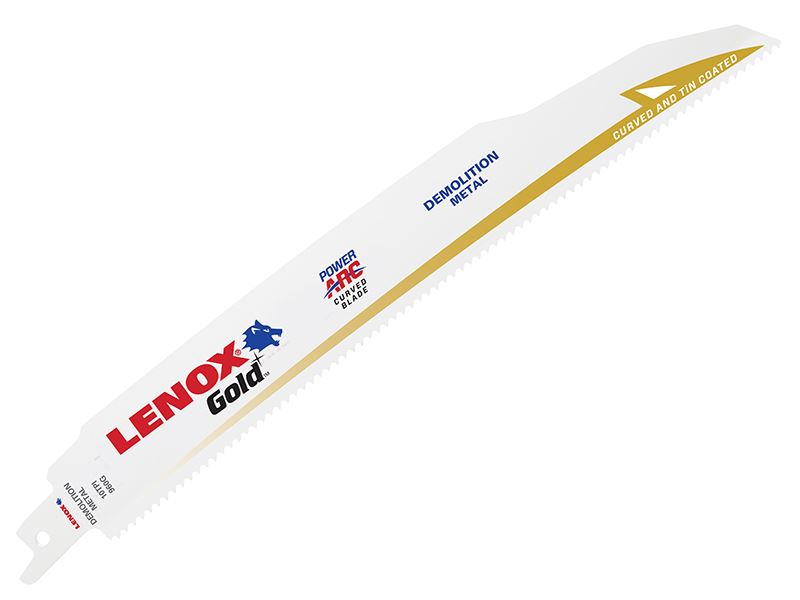 LENOX Gold Power Arc - Bla Loma Demoladh Cuartha, 229mm, 10 TPI (Pac 5)