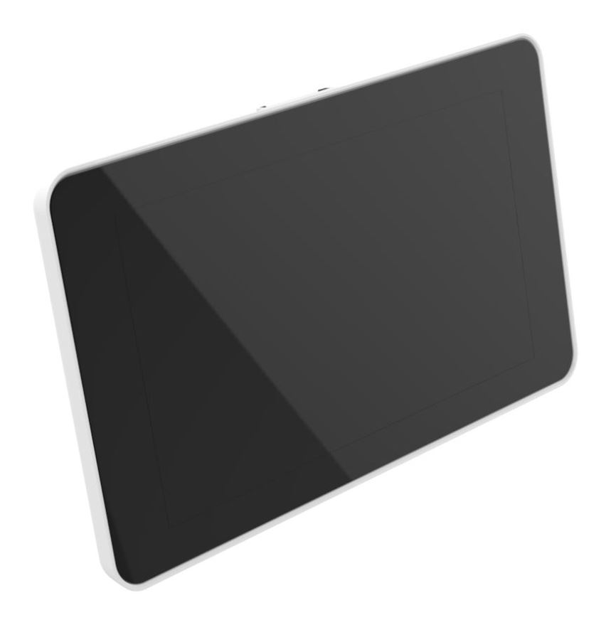 MULTICOMP PRO Cás Raspberry Pi 4 & Scáileán Tadhaill, ABS Bán, 197x115x44mm