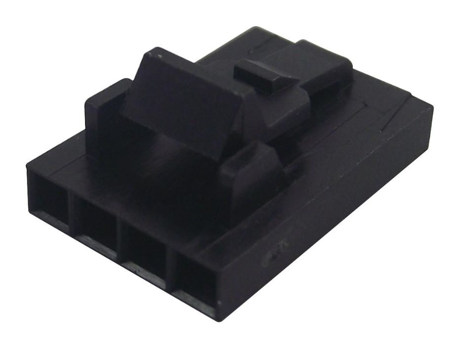 TE Connectivity MTE Boîtier de Réceptacle, 4 Voies, Noir