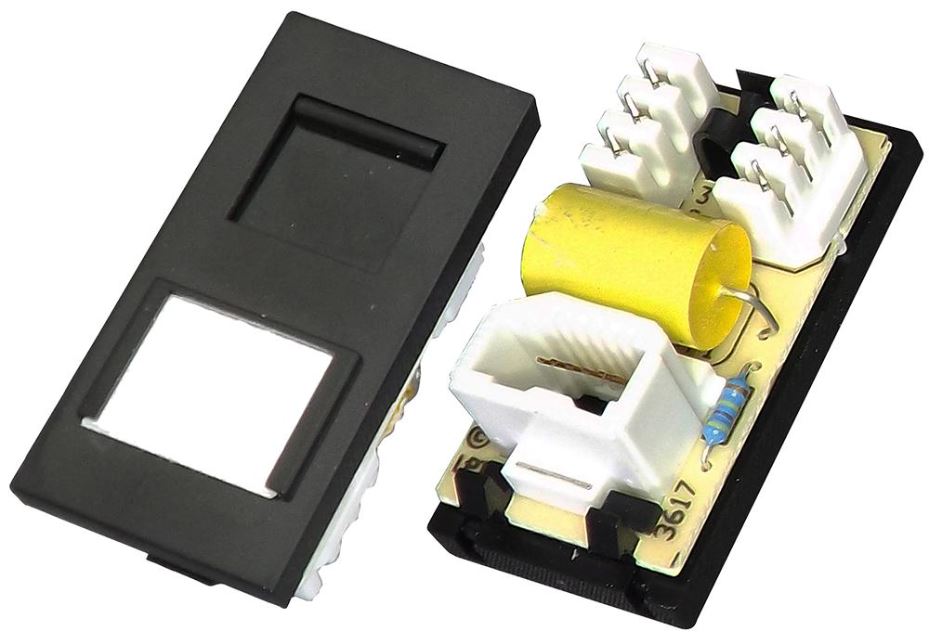 TUK PSTN Master UK Module Voix, Noir, Compatible Cat5e/6