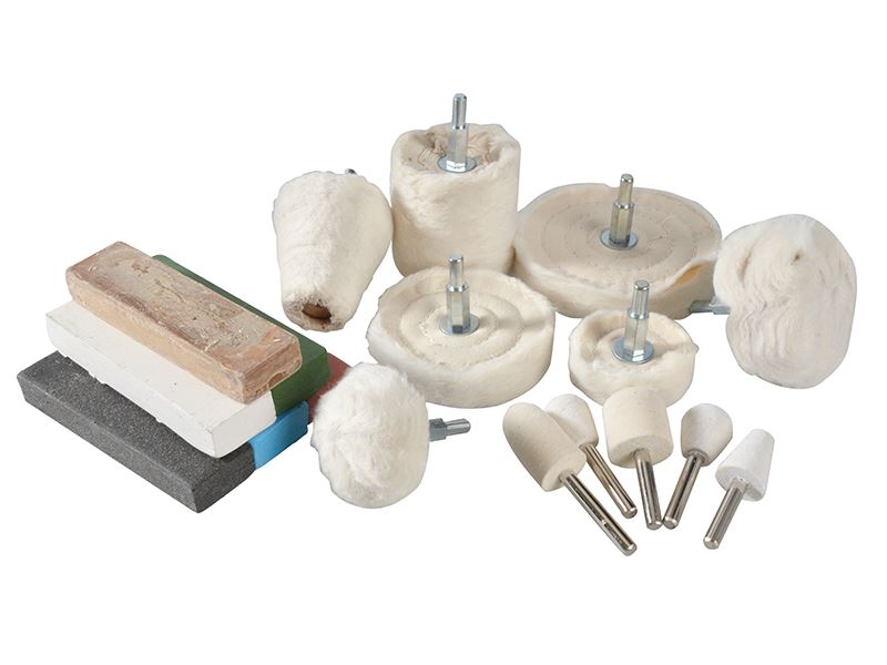 BlueSpot 18-Piece Polishing Kit for Drills