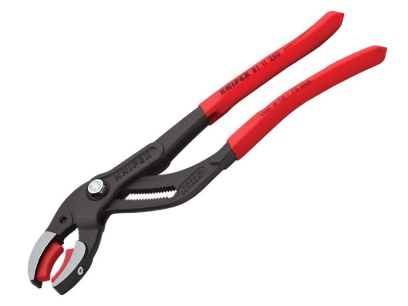 Knipex Plastic Pipe Grip Pliers with Plastic Jaws, 250mm