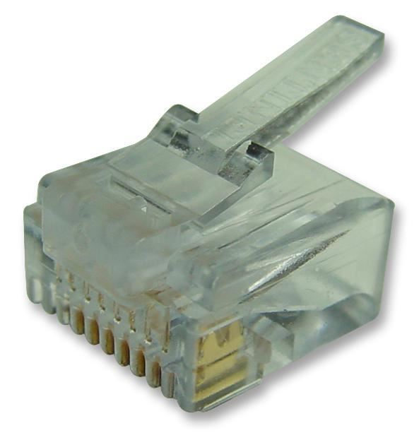 SENTINEL Cat6 RJ45 Plugs, Short Body, 5 Pack
