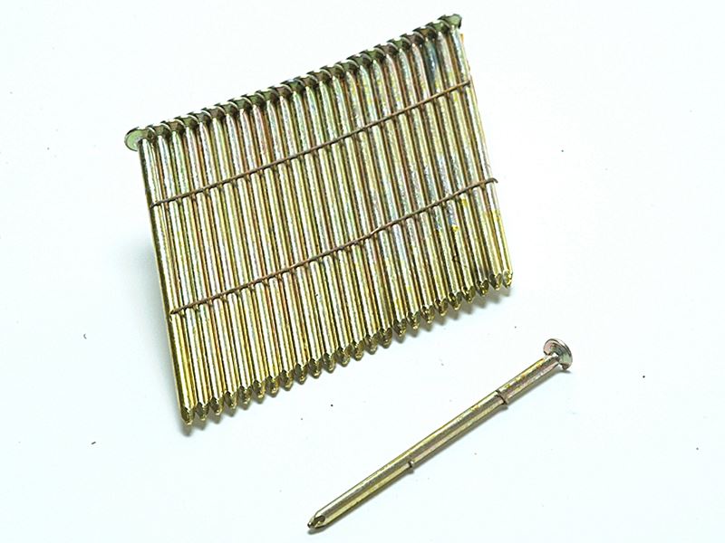 Bostitch 28° Galvanised Smooth Shank Stick Nails 3.1x90mm (2000 Pack)