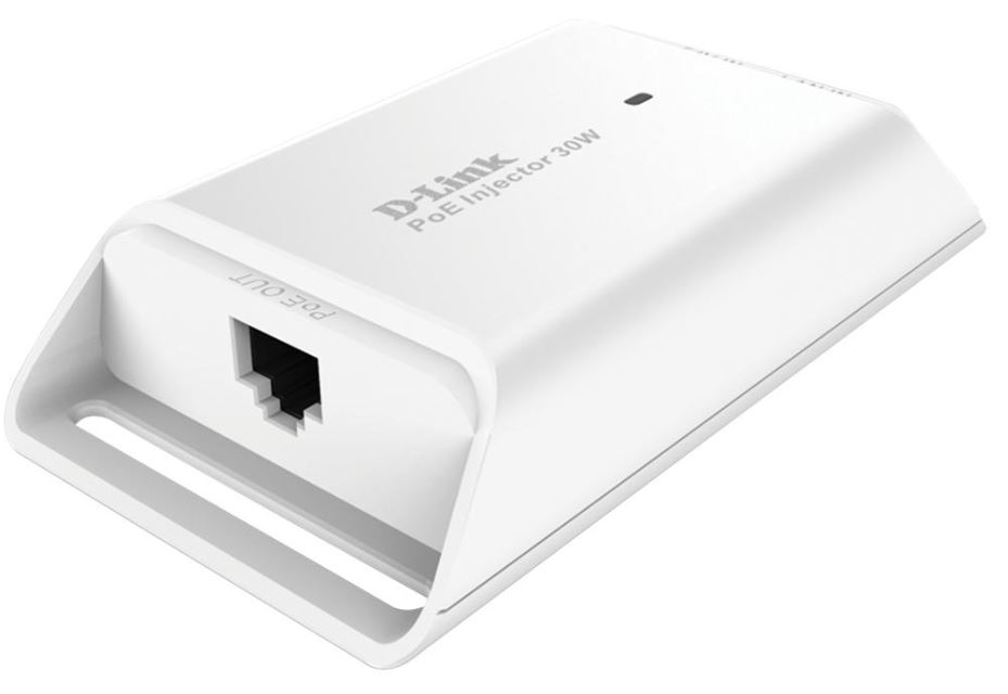 D-LINK 1-Port 30W Gigabit PoE+ Injector for IP Cameras