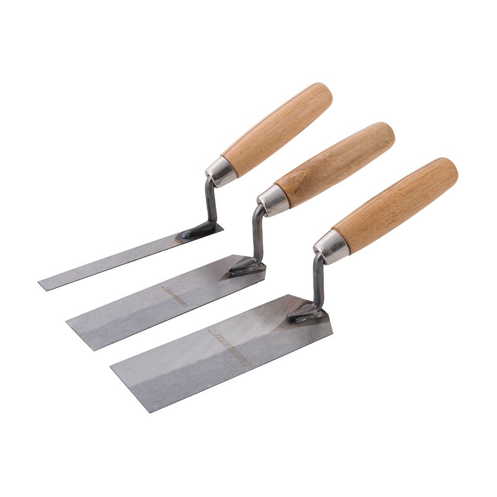 Silverline Margin Trowel Set - 3-Piece (13mm, 38mm, 51mm)