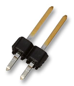 MOLEX Vertical Header, 1 Row, 20 Way, Gold-Plated, 2.54mm Pitch
