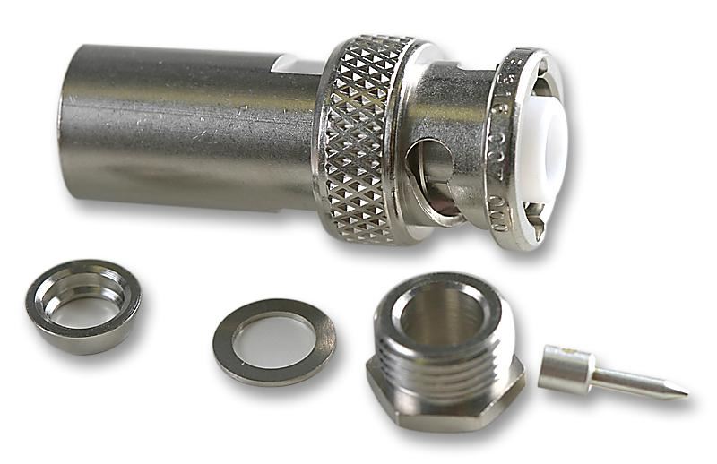 RADIALL BNC HT Connecteur droit à serrage pour câbles RG58/141/142/223/400
