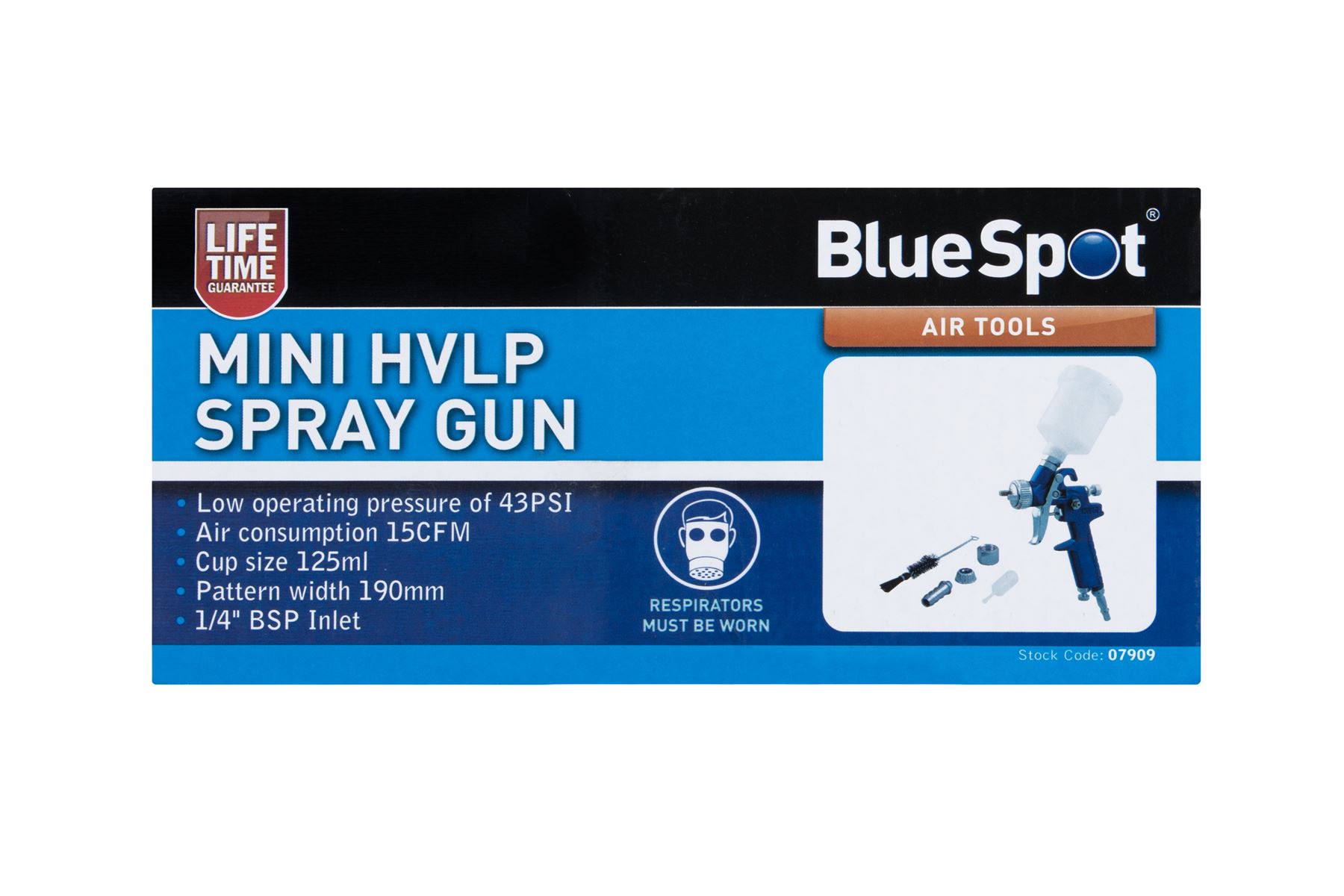 Blue Spot Tools - 迷你 HVLP 噴槍 (125毫升)