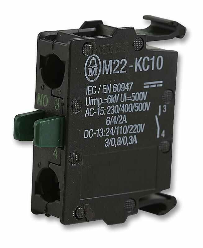 EATON MOELLER - Blok Sentuh Belakang, 1NO