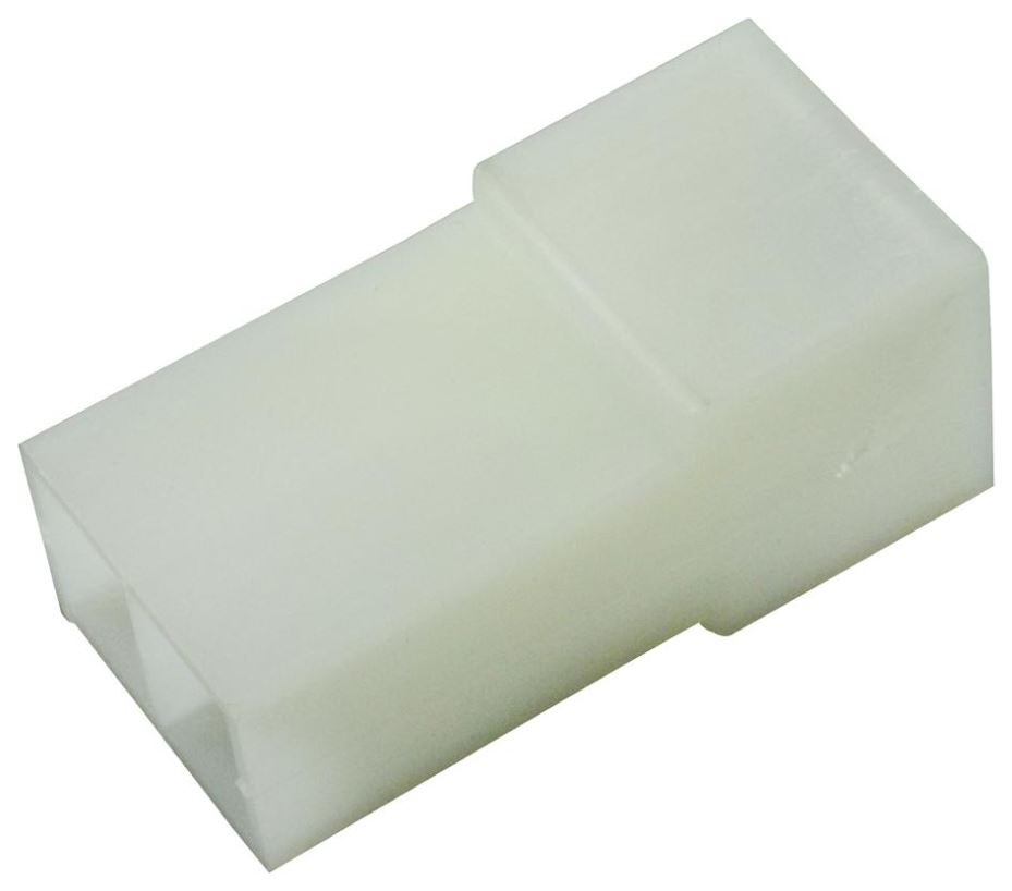 AMP TE CONNECTIVITY 2-Way Fastin-Faston Tab Housing, PA 6.6, 6.35mm Pitch