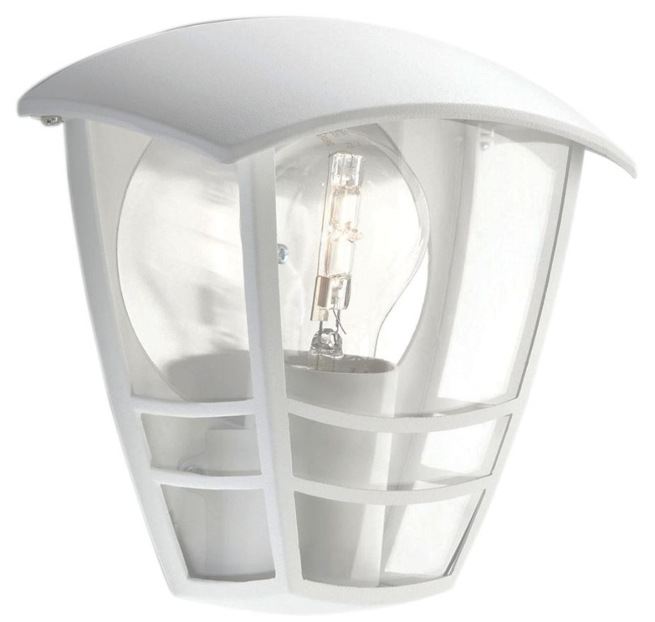 Luminária de Parede Philips Creek, 60W, E27, IP44, Branca, Regulável