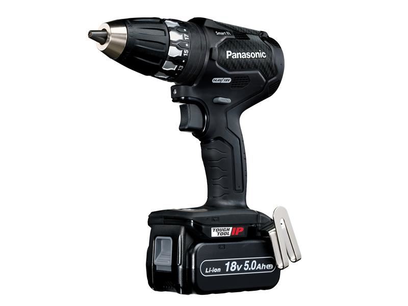 Panasonic EY74A3LJ Perceuse-visseuse sans balais 18V avec 2 batteries 5.0Ah
