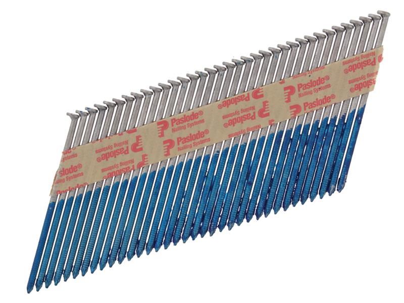 Paslode Chiodi Ring Zincati HD 3.1x90mm - Confezione da 2200 con 2 Celle a Comb