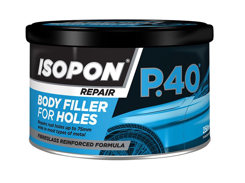 U-Pol P.40 Body Filler for Holes, 250ml Tin