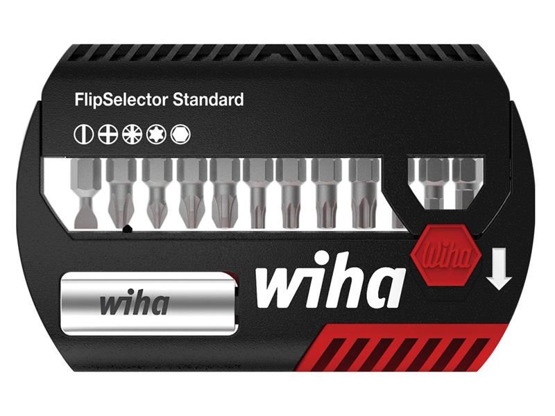 Wiha 13-Piece FlipSelector Bit Set, DIN 3126 Compliant