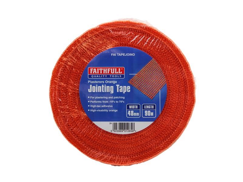 Faithfull - Pita Penyambung Plester Oren 48mm x 90m
