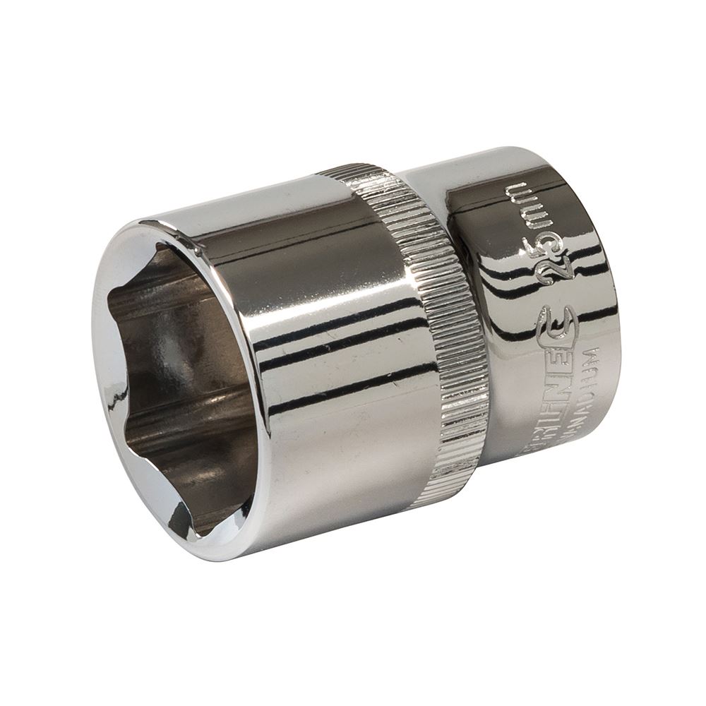 Silverline 1/2″ Drive 6-Point Metric Socket - 25mm