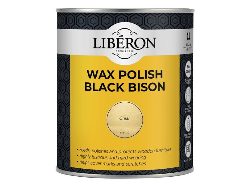 Liberon Black Bison - Céir Phéasta Gheal, 1kg