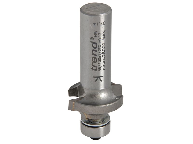Trend 46/130 x 1/4 TCT Bearing Guided Ovolo & Round Over Cutter, 6.3mm