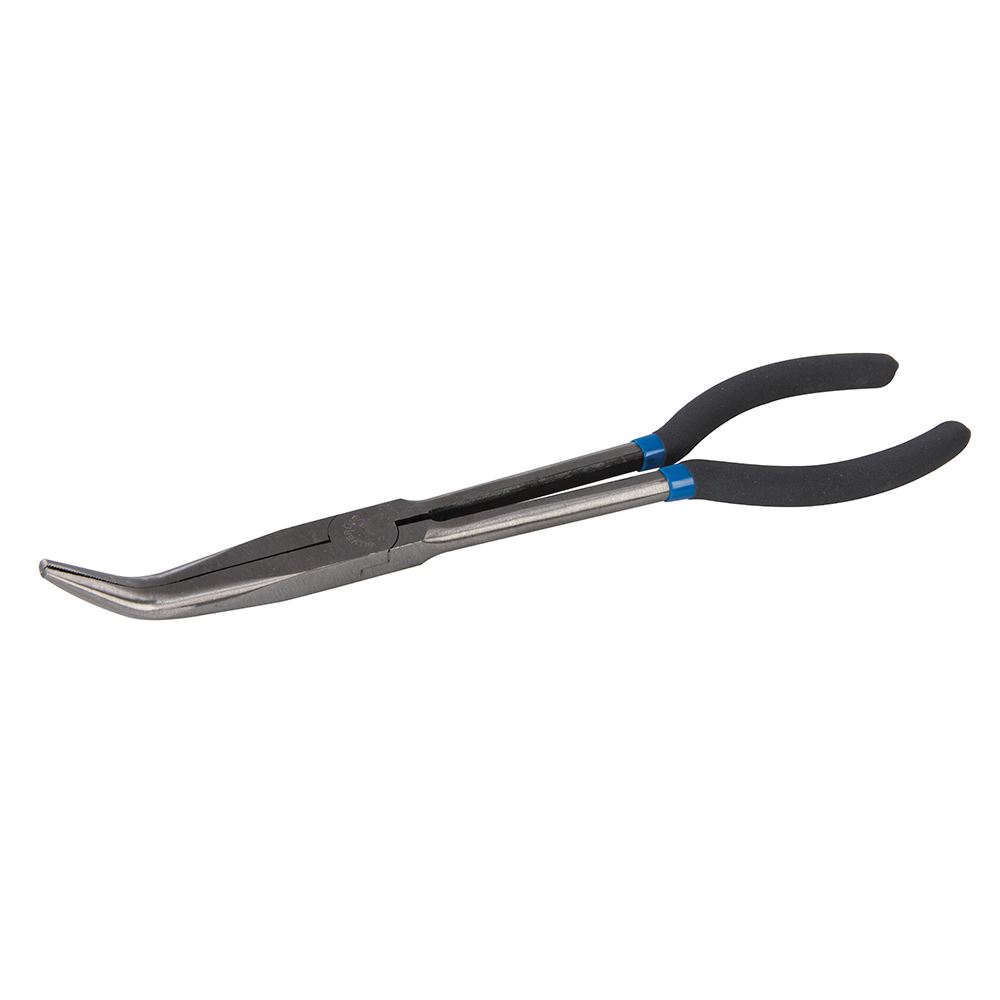 Silverline Long Reach Electronics Pliers - Bent, 280mm