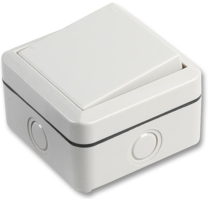 PRO ELEC 1 Gang 2 Way Outdoor Switch, 10AX, IP66